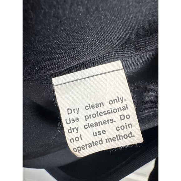 Vintage Butte Womens Black Velvet Open-Front Blazer Modern Size Large - Picture 4 of 9